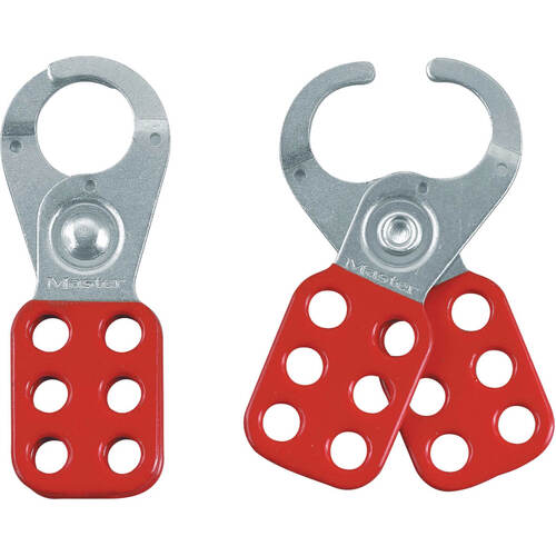 Master Lock Safety Lockout Hasp - 6 Lock, 25mm Jaw Diameter