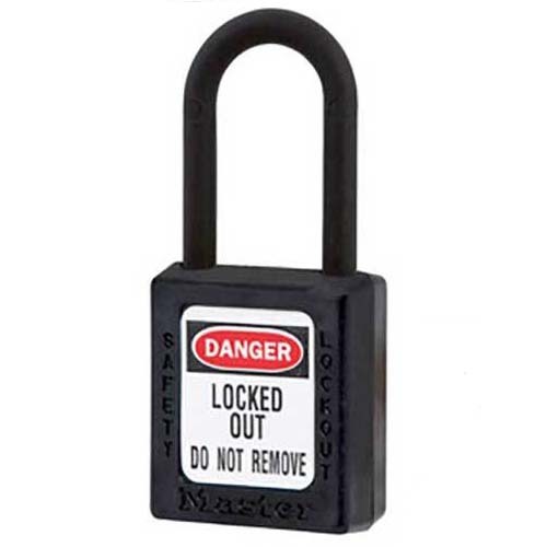 Master Lock 0406BLK 38mm Black Safety Padlocks Keyed Different