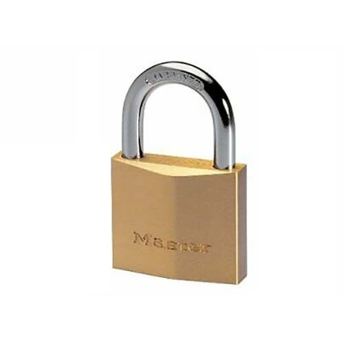Master Lock 0140BOX-1G014 40mm Diamond Brass Padlock 130K Key Profile