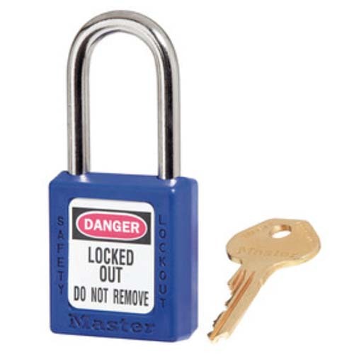 Master Lock 0410BLU Safety Padlock Blue