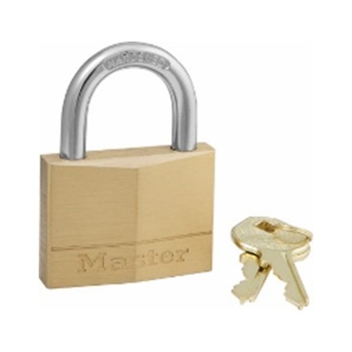 Master Lock Padlock Keyed Alike Brass 50mm