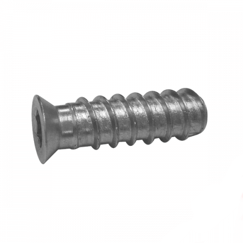 M6 316 Stainless Steel Left Hand Thread Countersunk Timber Insert  Box of 10