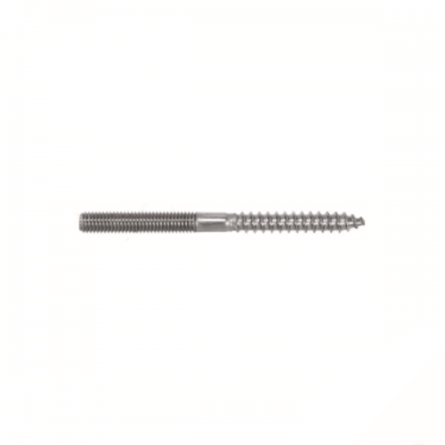 M10 x 60 316 Stainless Steel Double Thread Screw Box of 5