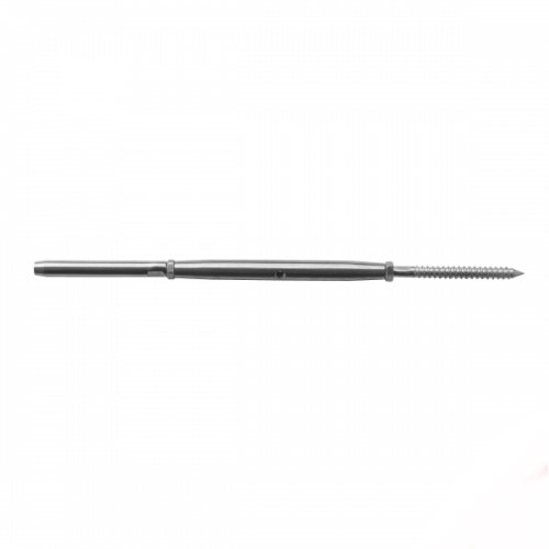 M5 (3.2mm wire) 316 Stainless Steel Lag/Swage Rigging Screw  Box of 10