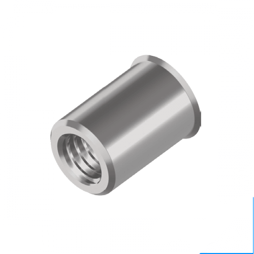 M10 304 Stainless Steel Right Hand Thread Small  Flange Rivet Nut - Box of 100