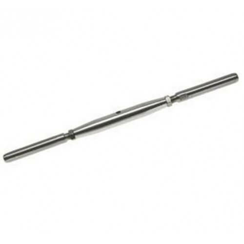 M5 (3.2mm Wire) 316 Stainless Steel Swage/Swage With Lock Nuts Rigging Screw  Box of 10