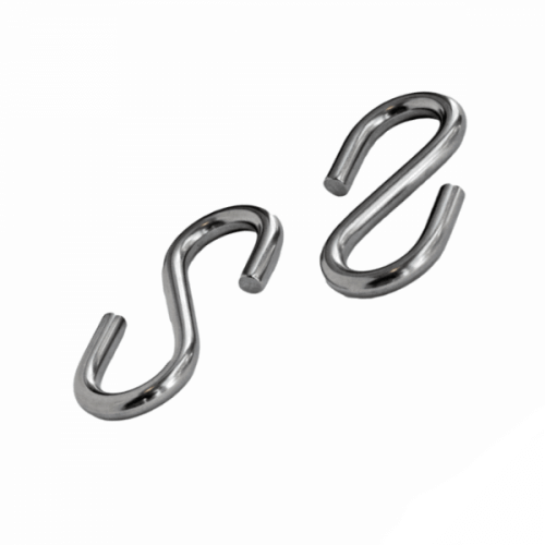 M6 304 Stainless Steel Symmetric S Hook Box of 10