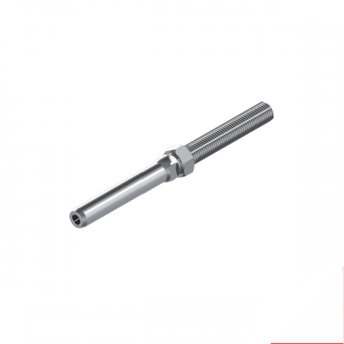 M5 (3.2mm Wire) 316 Stainless Steel Right Hand Thread Swage Stud Terminal Box of 10