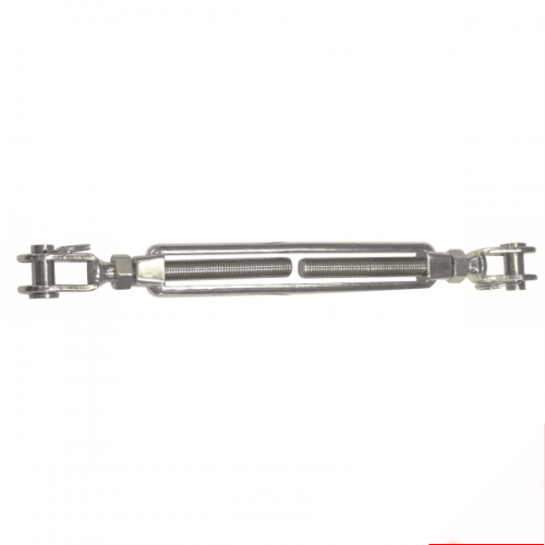 M5 316 Stainless Steel Jaw/Jaw With Lock Nuts Open Body Turnbuckle  Box of 10