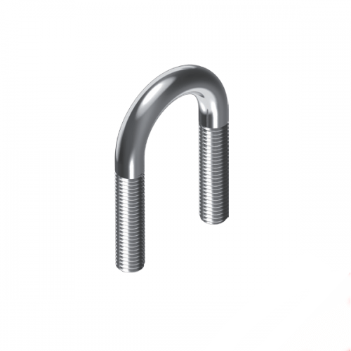 M10 x 100 (40NB) 316 Stainless Steel U Bolt With Nuts Box of 5