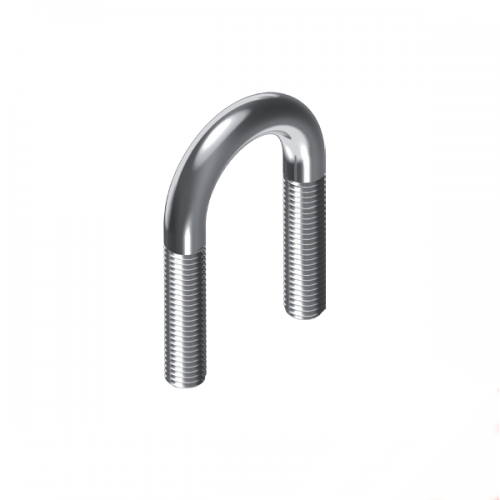 M12 x 140 (80NB) 316 Stainless Steel U Bolt With Nuts Box of 2
