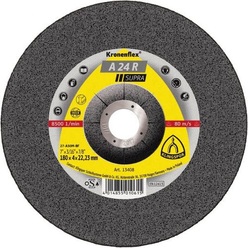 Klingspor Grinding Disc Medium 100mm x 6 x 16mm Bore 6578
