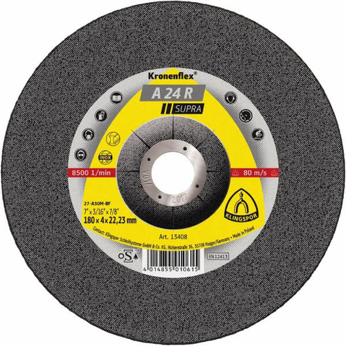 Klingspor Grinding Disc Medium 125mm x 6 x 22.23mm Bore 13402