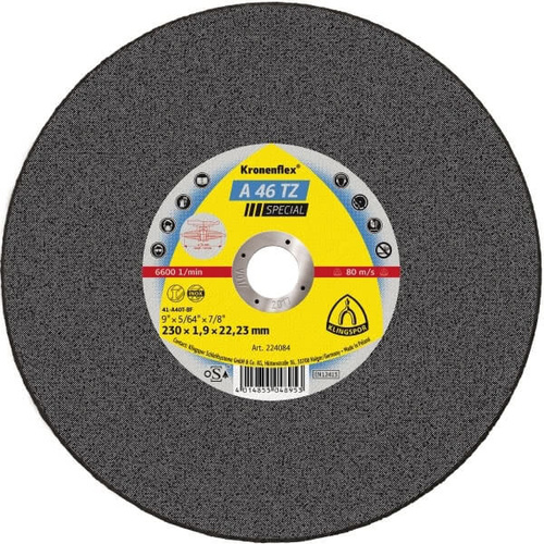Klingspor Cut Off Wheel Hard 230mm x 1.9 x 22.23 Bore 224084