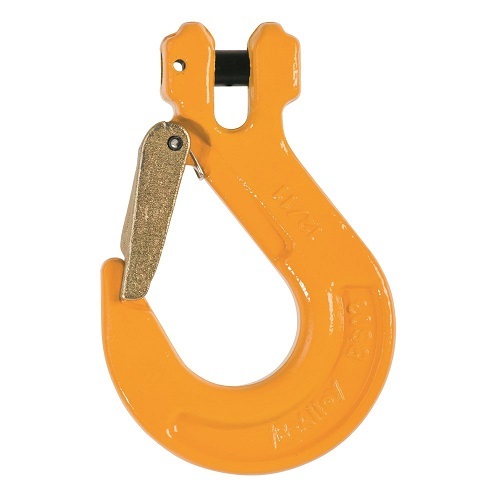 Clevis Sling Hook With Safety Latch, 8mm WLL 2.0T