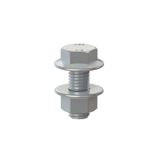 M12 x 30 Purlin Flange Bolt and Nut Kit, High Tensile  Zinc G8.80 - Pack of 200