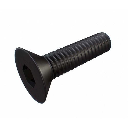 1/4 x 2" BSW Flat Head Socket Screw Plain - Box of 200