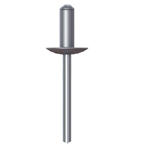 4-4 5052 Aluminium & Steel Large Flange Dome Head Rivet - Box of 1000