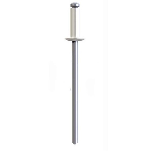 5-5/6 5052 Aluminium & Steel Surfmist Truss (Dome) Head Multi-Grip Rivet - Box of 1000
