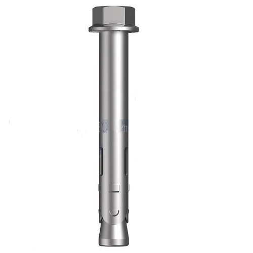 20 x 100mm Galvanised Hex Head Sleeve Anchor With Nut - Box of 5