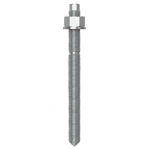 M20 x 260 Yellow Zinc Chemical Anchor Stud Bolt - Box of 10