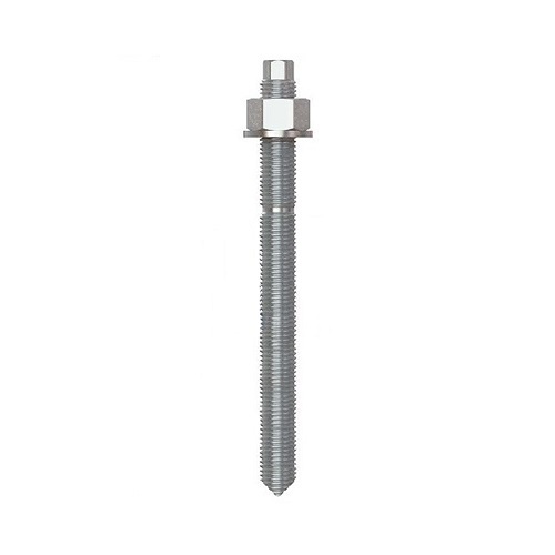M24 x 300 Galvanised Chemical Anchor Stud Bolt - Box of 5