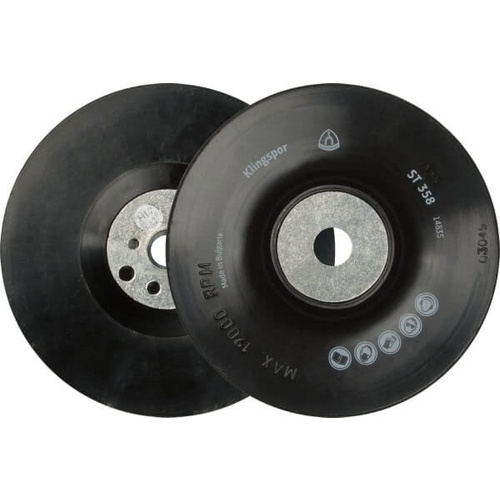 Klingspor Fibre Disc Backing Pad Smooth 100mm x 16 Bore for M10 305190