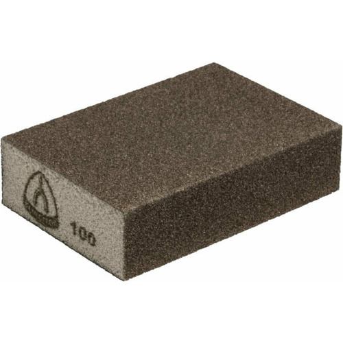 Klingspor Abrasive Hand Block 80 Grit 100 x 70 x 25mm Box of 100 - 225165