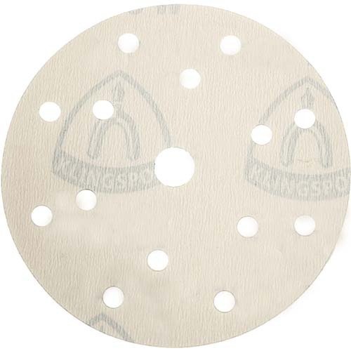 Klingspor 150mm Hook and Loop Disc GLS47 Hole 400 Grit 100pc - 306846
