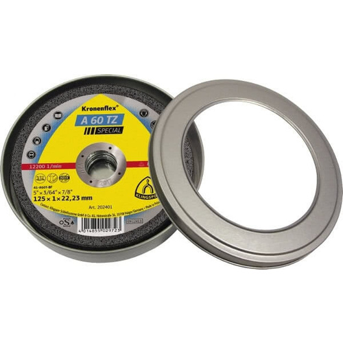 Klingspor Cut Off Wheel Hard A60TZ 115mm x 1 x 22.23 Box of 50 310503