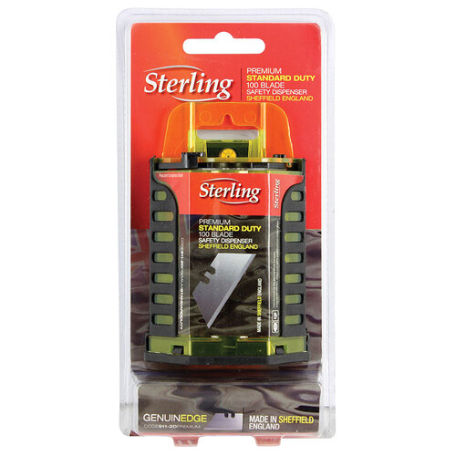 Sterling 911-2D Standard Duty Trimming Blade in Dispenser - 100/Pack