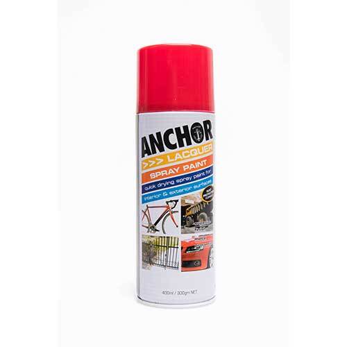 Anchor Lacquer Aerosol Paint Monsa Red 300g