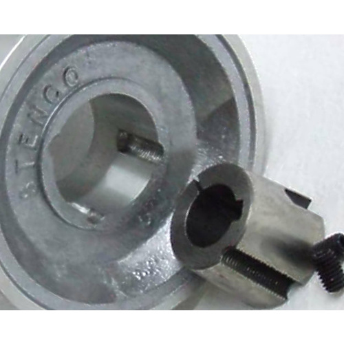 Stenco 2B V Pulley 4" Double Groove B Section suits 1215 Taper Lock - Al