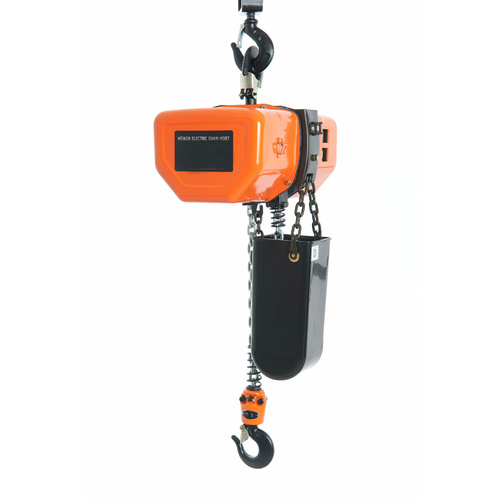 Hitachi 5000kg Electric Chain Hoist - Three Phase Single Speed HEH500