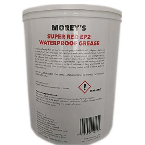 Morey's Super Red Waterproof EP-MP2 Grease 2.5kg