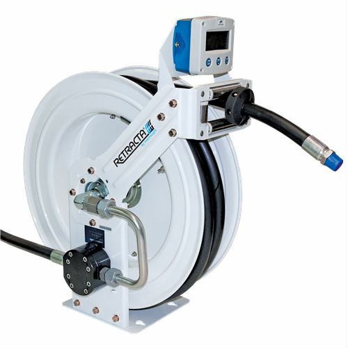 Retracta F-Series 3/4" x 15m Twin Pedestal Oil Reel Metered FHXO191501