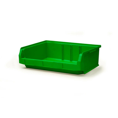 Ezylok Plastic Bin Size 3ZD Green (350L x 465W x 150H) - 510720