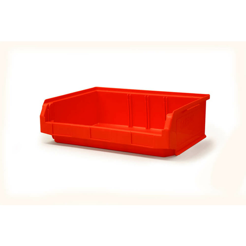 Ezylok Plastic Bin Size 3ZD Red (350L x 465W x 150H) - 510730