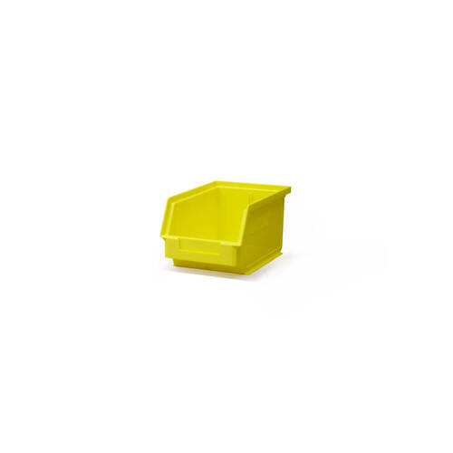 Ezylok Plastic Bin Size 4 Yellow (230L x 150W x 125H)  510790 -  Box of 10