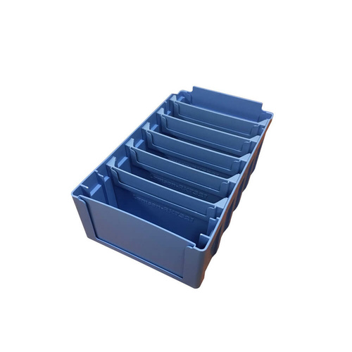 Ezylok Ezylok Size RK321 Plastic Bin Blue 560080 -  Box of 10