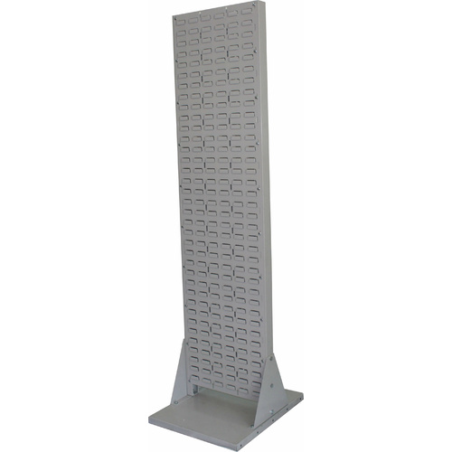 Ezylok Free Standing Rack FSR4/2 Double Louvred Panel With Plastics - 510972