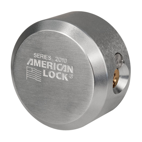 Master Lock 2-7/8in (73mm) Solid Steel Flat Back Hidden Shackle Padlock