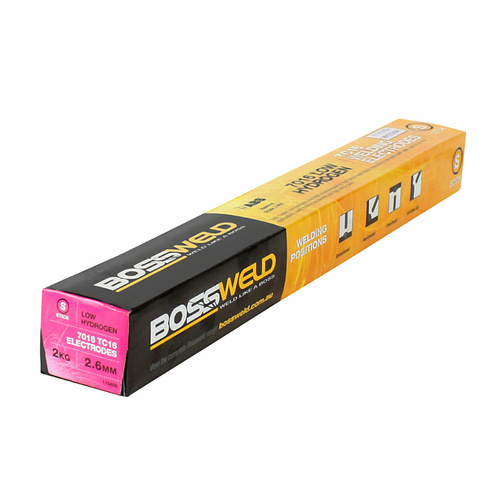 Bossweld LH Twin Coated Electrode Stick TC16 7016 2.6mm x 2Kg