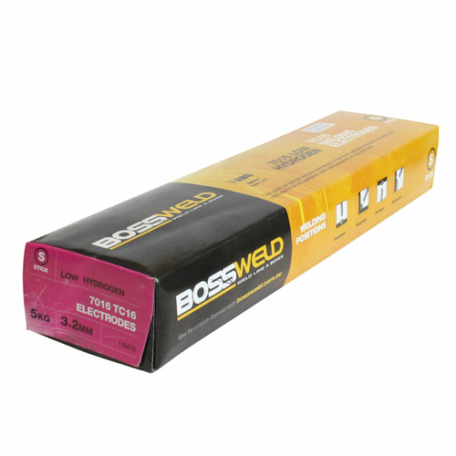 Bossweld LH Twin Coated Electrode Stick TC16 7016 3.2mm x 5Kg