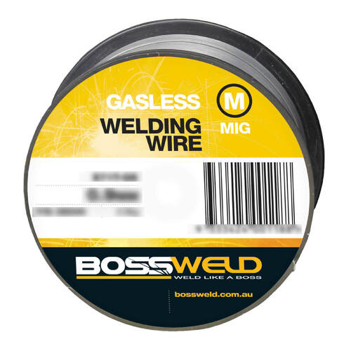 Set of 2 - Bossweld Gasless GS MIG Wire x 0.9mm (4.5kg Spool)