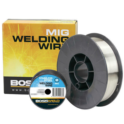 Bossweld MIG Wire Stainless Steel  x 0.8mm (5kg Spool)