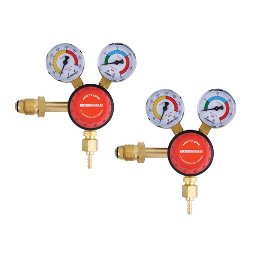 Pack of 2 - Bossweld Acetylene Regulator (Side Entry) 400206