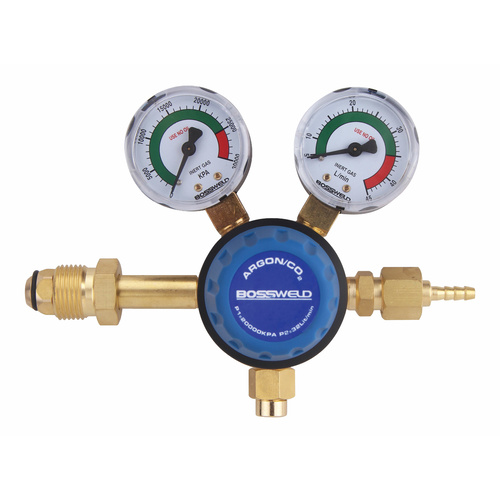 Bossweld Argon Twin Gauge Regulator (Side Entry)