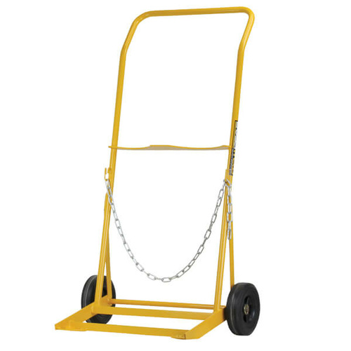 Bossweld G Size Cylinder Trolley (Large) With Pump Up Wheels