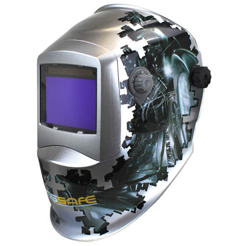 Set of 6 - Bosssafe Urban Wide View Electronic Welding Helmet